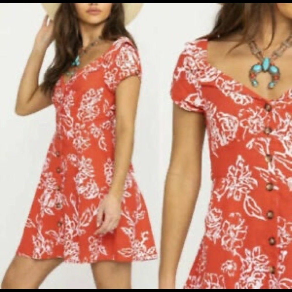 NWT Free People A Thing Called Love Mini Dress